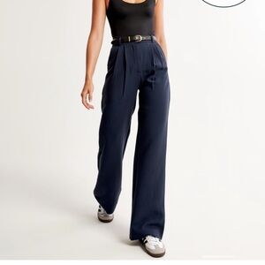 Navy Sloane Tailored Pants
